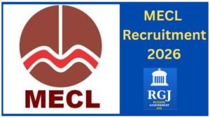 MECL Non Executive Recruitment 2026, Apply online for 122 vacancies.
