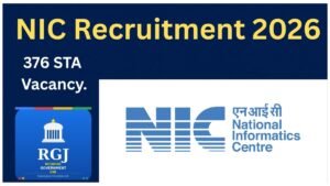 NIC Recruitment 2026, Notification out for 376 Scientific/Technical Assistant Posts.