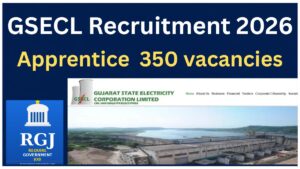 GSECL Apprentice Recruitment 2026, Apply online for 350 Vacancies.