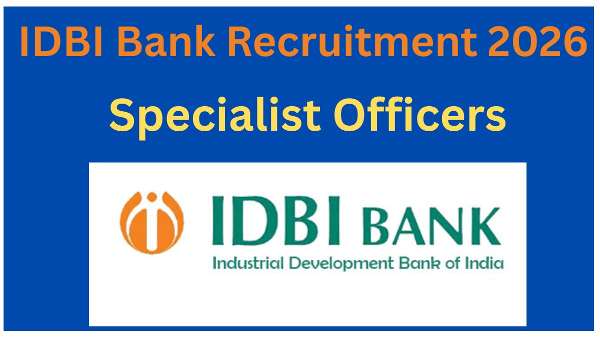 IDBI Bank SO Recruitment 2026