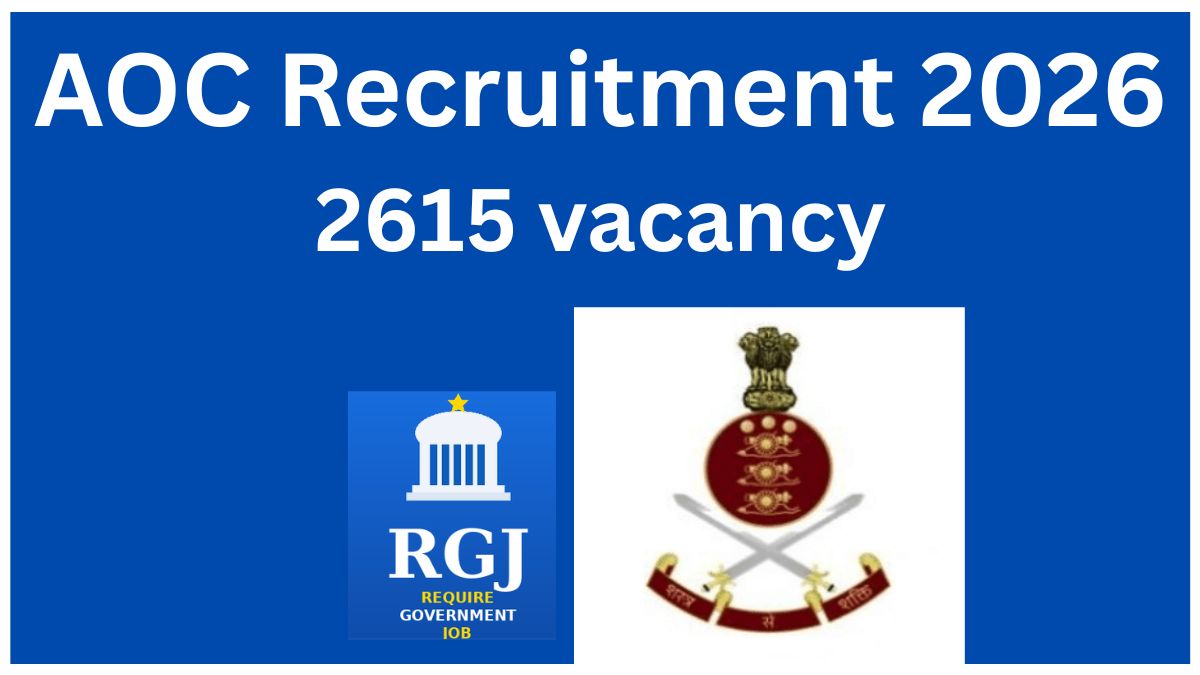 ARMY Ordnance Corp Recruitment 2026