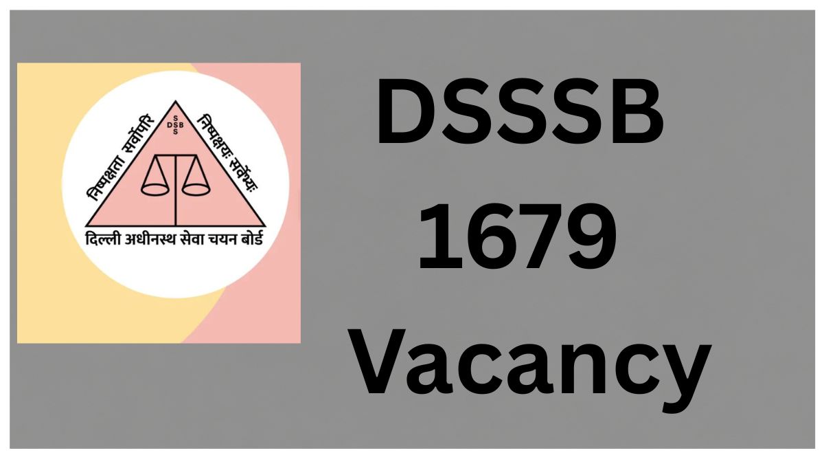 DSSSB Recruitment 2026