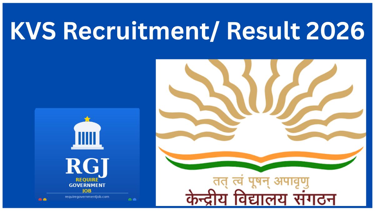 KVS Recruitment-Result 2026