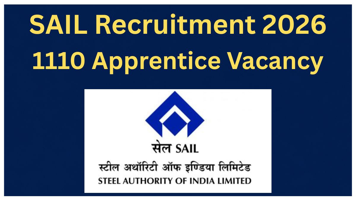 SAIL Apprentice Recruitment 2026