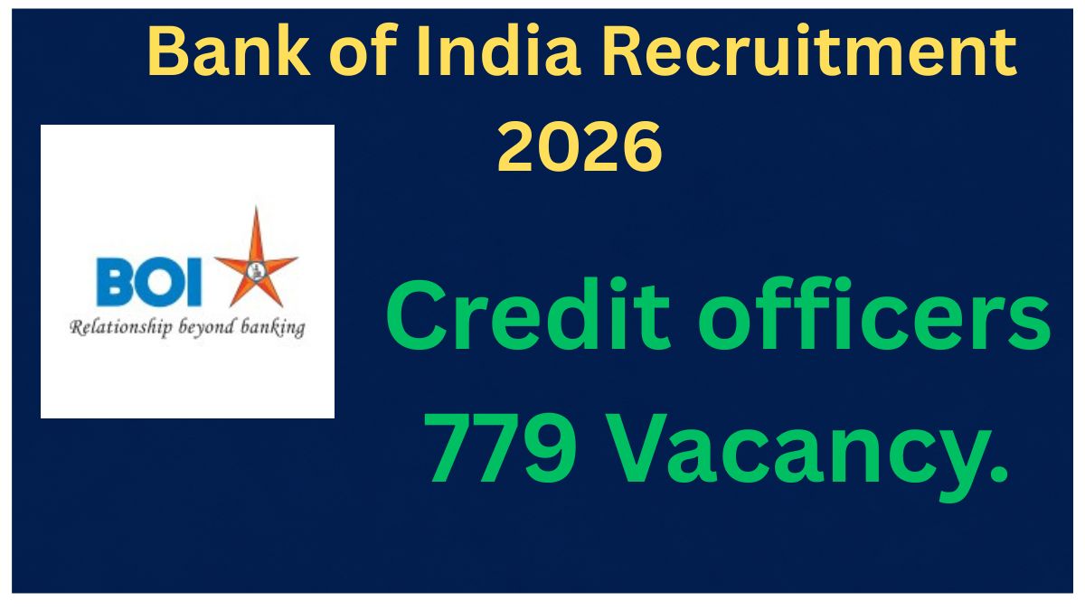 BOI Credit Officers Recruitment 2026