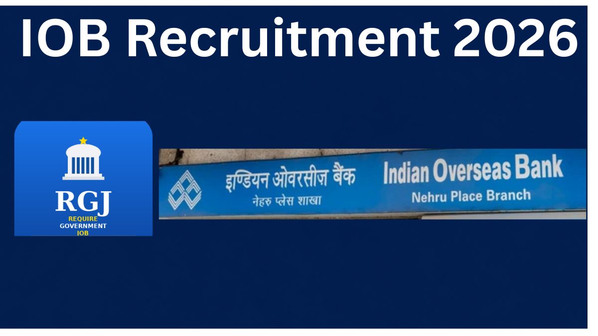 IOB Recruitment 2026