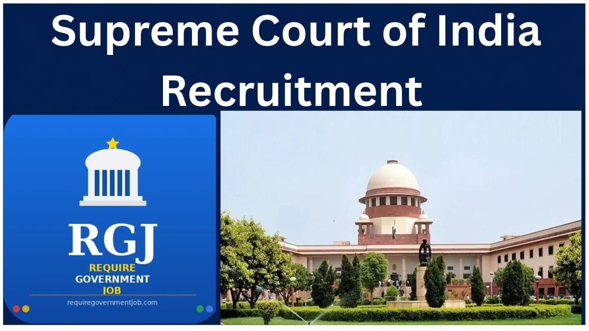 Supreme Court JCA Recruitment 2026
