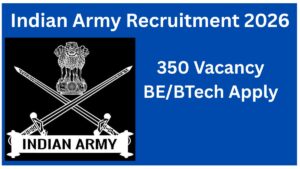 Indian Army SSC Tech 68 Recruitment 2026 | Apply online for 350 Post.