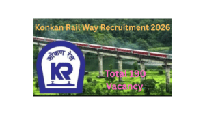 Konkan Rail Way Recruitment 2026|Apply for 190 Apprentice.