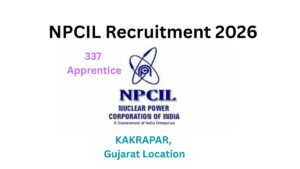 NPCIL Recruitment 2026| 337 Apprentice Latest Vacancy.