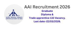 AAI  Recruitment 2026, 133 Apprentice Latest Vacancy.