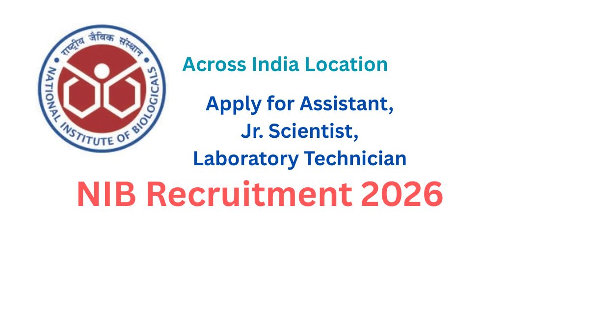 NIB Recruitment 2026, Apply for 44 vacancy.