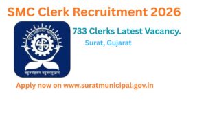 SMC Clerk Recruitment 2026, 733 Clerks Latest Vacancy.
