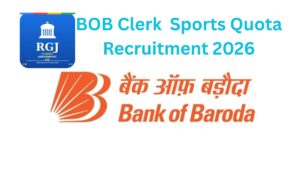 BOB Clerk Sports Quota Recruitment 2026,Apply Online for 30 Clerks post.