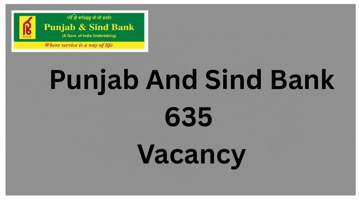 Punjab and Sind Bank Recruitment 2026