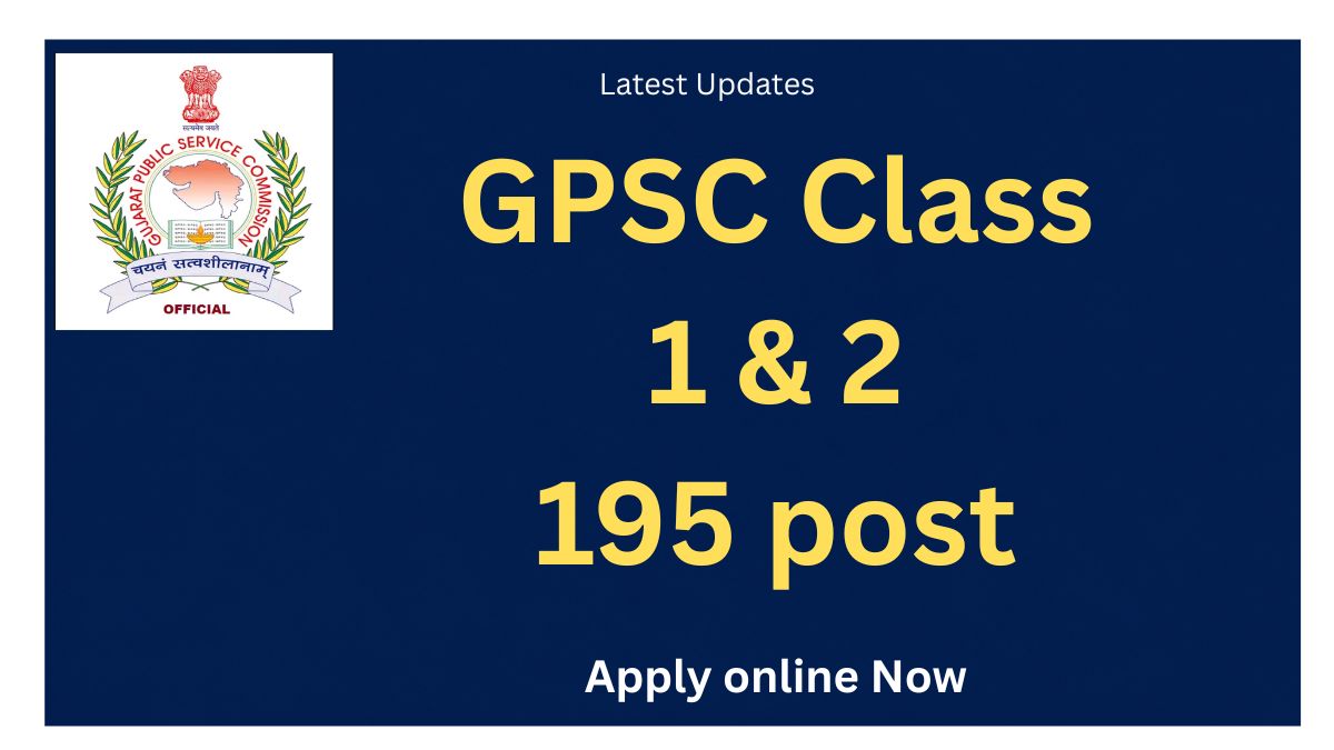 GPSC Class-1 & 2 Recruitment 2026