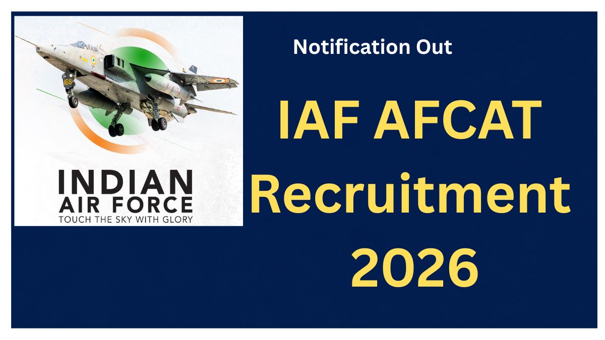 IAF AFCAT Recruitment 2026