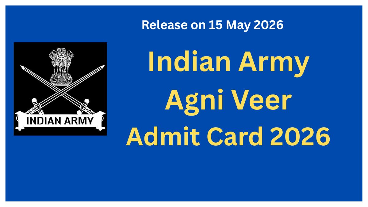 Indian Army Agni Veer Admit Card 2026