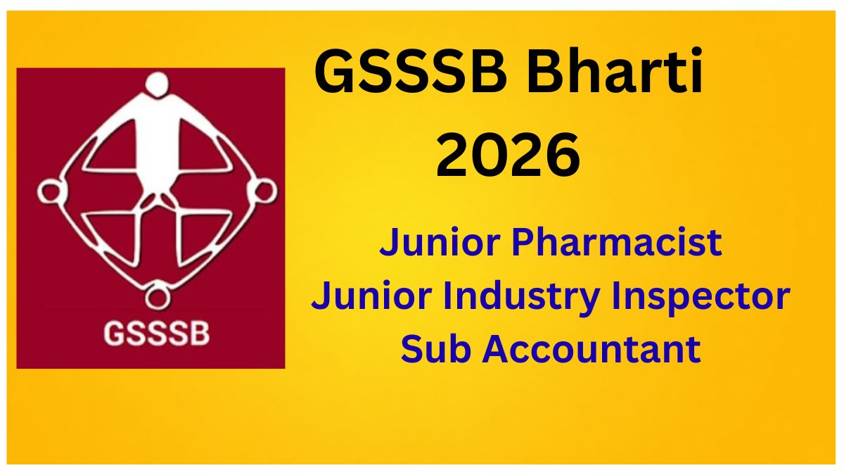 GSSSB Recruitment 2026