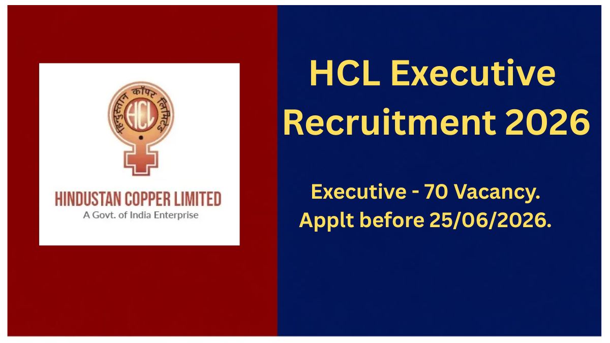 HCL Executives Recruitment 2026