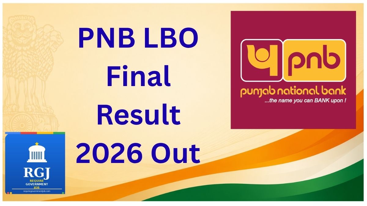 PNB LBO Final Result 2026 Out