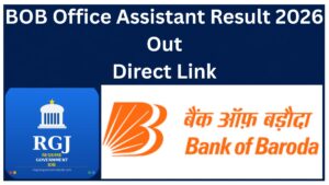 BOB Office Assistant Main Result 2026 Out, on @bankofbaroda.bank.in Check Merit List PDF. Direct Link.