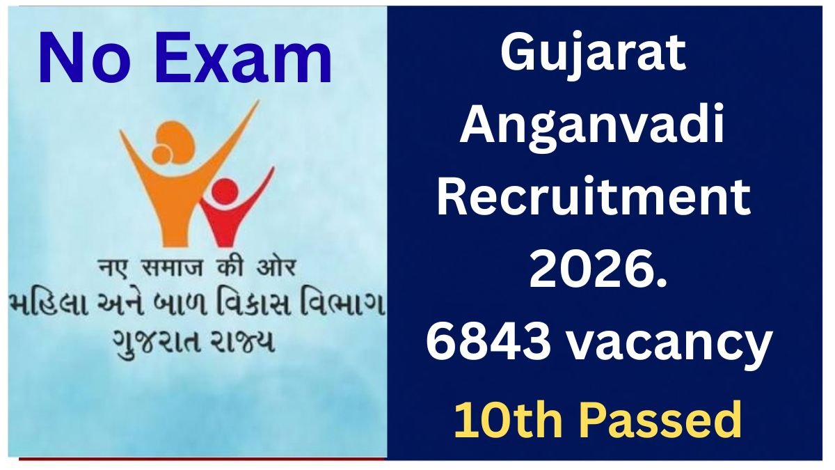Gujarat Anganwadi Recruitment 2026